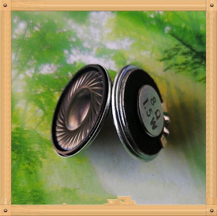 2pcs 30mm 8ohm 1.5w Round Speaker Loudspeaker For Driving Recorder