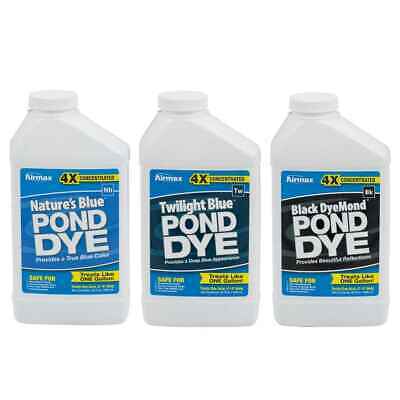Airmax 4x Concentrated Pond Dye, Liquid Color, Safe For Recreation, Wildlife