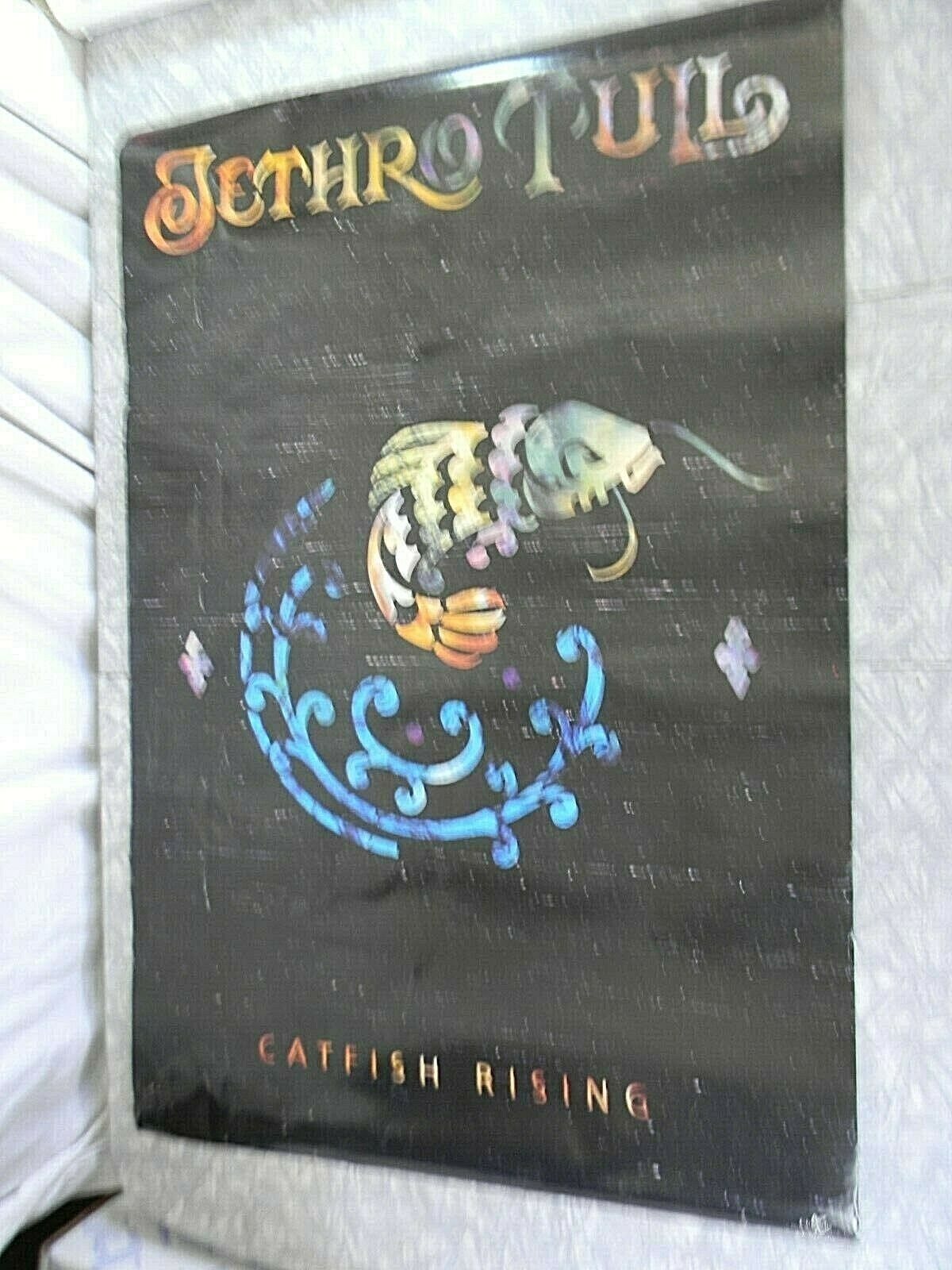 Jethro Tull Catfish Rising Original Promo Poster 24x36 Vintage 1991 1990s