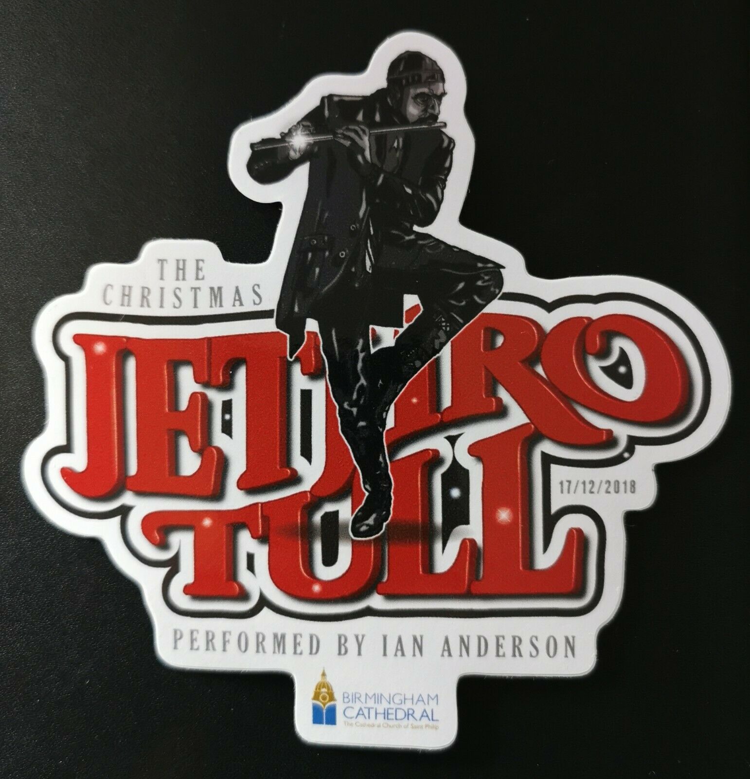 Jethro Tull - Birmingham Cathedral Christmas Concert Official Sticker