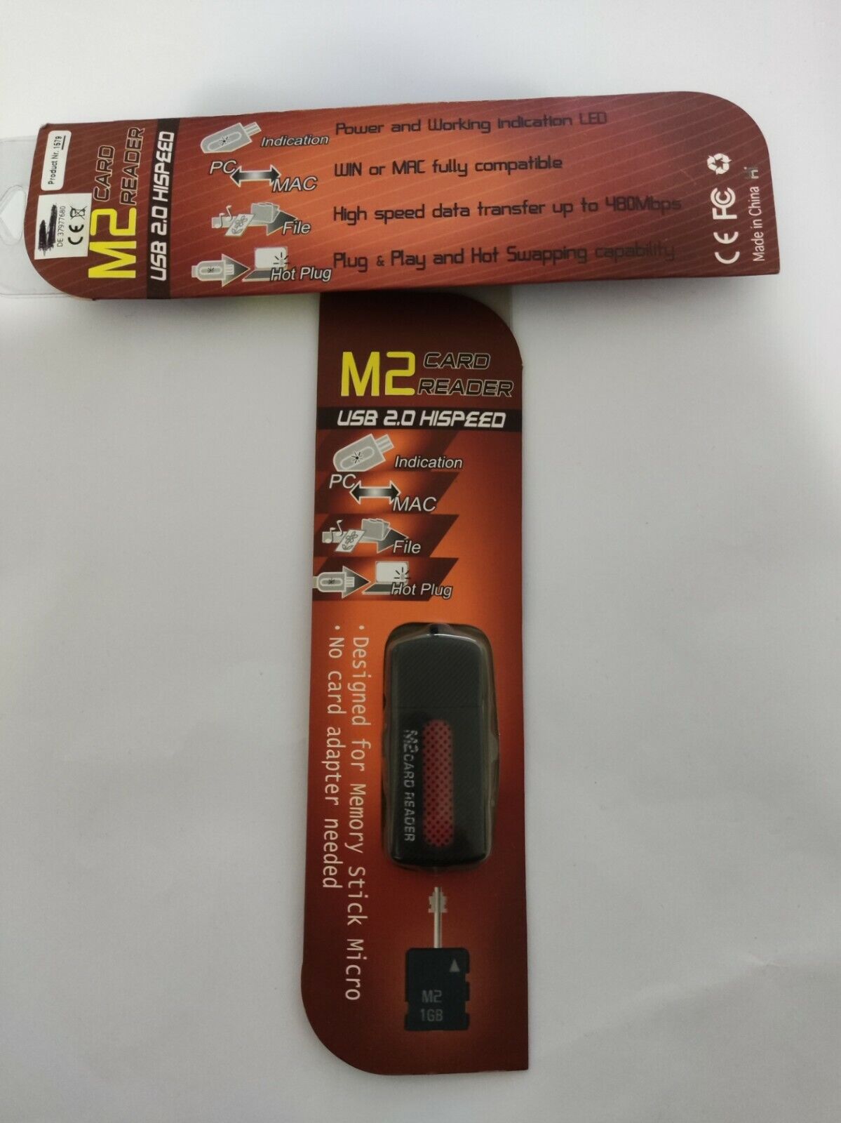 Memory Card Reader Type M2 Memory Stick Micro